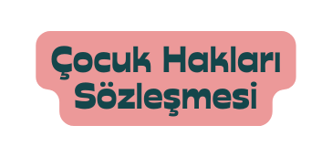 Çocuk Hakları Sözleşmesi